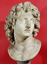 Alexander der Große (356-323 v. Chr.), König von Makedonien, römische Kopie des griechischen Originals
